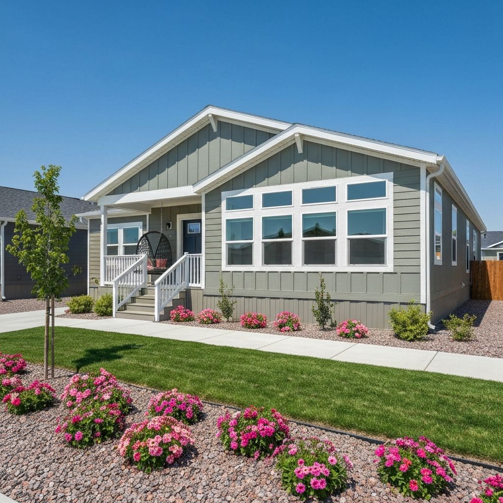 Beautiful manufactured home in a land lease community