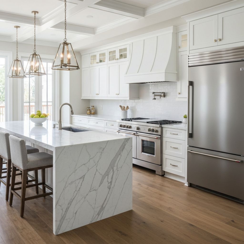 Modern, upgraded kitchens